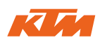 KTM logo in orange